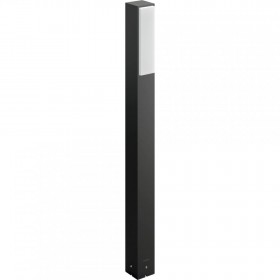 Stalp LED pentru iluminat exterior Philips Stratosphere, 2x4.5W (70W), 1000 lm, lumina calda (2700K), dimabila, IP44, 770x76x60m