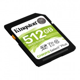 Card de Memorie SDXC Kingston Canvas Select Plus, 512GB, Class 10