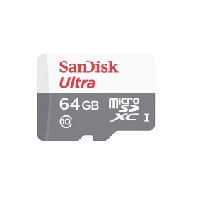 Card de Memorie MicroSDHC SanDisk , 64GB, Adaptor SD, Class 10