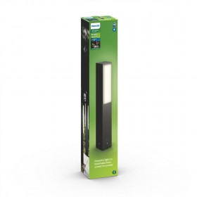 Stalp LED pentru iluminat exterior Philips Stratosphere, 2x4.5W (70W), 1000 lm, lumina neutra (4000K), dimabila, IP44, 420x76x60