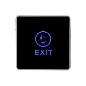 Buton de iesire cu touchscreen, aplicabil, ND-EB17-1 Iesire contact:NO/NC Icon: hand LED stare Bi-color: albastru- verde Materia