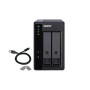 Extensie USB QNAP TR-002 2-Bay, 2.5/3.5 SATA 6Gbps HDD (neincluse), 1xUSB3.11 (type-c), tower, PSU adaptor 36W, garantie 2 ani