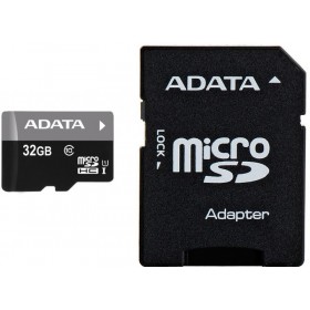 Card de Memorie MicroSDHC Adata 32Gb, Adaptor SD, Class 10