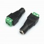 Conector de alimentare (MAMA), 12V, cu surub, 5.5*2.1mm, LN-CT02G, pachet 10 bucati