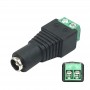 Conector de alimentare (MAMA), 12V, cu surub, 5.5*2.1mm, LN-CT02G, pachet 10 bucati