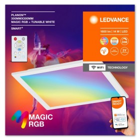Panou LED RGB inteligent Ledvance SMART+ Wifi PANEL Magic cu Telecomanda, 14W, 1600 lm, lumina alba si color (2700-6500K), dimab