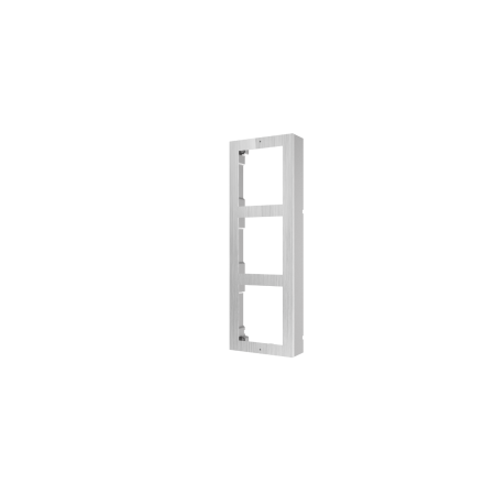 Panou frontal pentru 3 module videointerfon modular Hikvision DS-KD- ACW3/S permite conectarea a 3 module de videointerfon modul