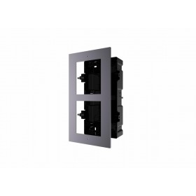 Panou frontal pentru 2 module de videointerfon modular Hikvision DS-KD- ACF2 permite conectarea a 2 module de interfon modular m