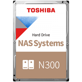 HDD NAS TOSHIBA 10TB N300 CMR, 3.5'', 256MB, 7200RPM, SATA, RV Sensor, TBW: 180