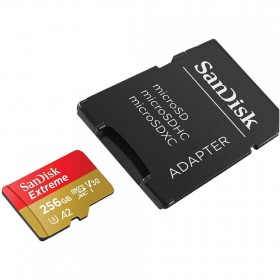 Card de Memorie MicroSDXC  SanDisk Extreme PLUS, 256GB, Clasa 10, R/W speed: up to 100MB/s/ 90MB/s, include adaptor SD (pentru t