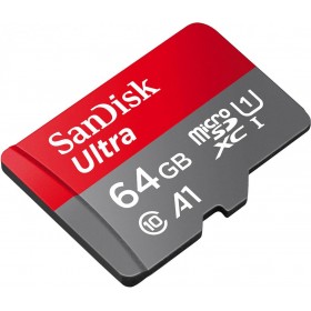 Card de Memorie MicroSDXC SanDisk Extreme, 64GB, Clasa 10, R/W speed: up to 100MB/s/, 90MB/s, include adaptor SD (pentru telefon