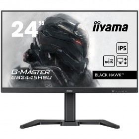 IIYAMA Monitor LED GB2445HSU-B1 24" IPS 1920 x 1080 @100Hz 250 cd/m² 1300:1 1ms HDMI DP USB Hub HAS Tilt