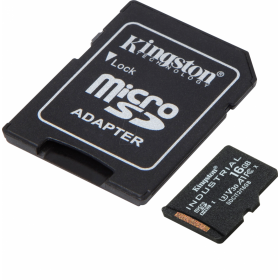 Card de Memorie MicroSD Kingston, 16GB, Adaptor SD, Class 10