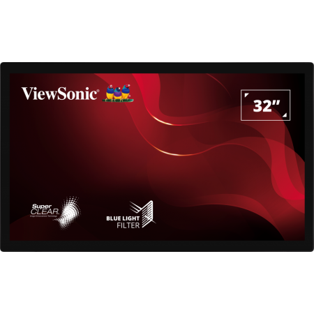 Monitor ViewSonic 32" TD3207, Touch: 10pts, Diagonal (inch): 32, Diagonal (cm): 81, Aspect ratio: 16:9, Panel: VA, Resolution: 1