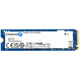 Kingston SSD 1TB NV3 M.2 2280 PCIe 4.0 NVMe SSD , EAN: 740617344790