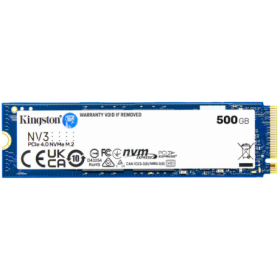Kingston SSD 500GB NV3 M.2 2280 PCIe 4.0 NVMe SSD , EAN: 740617344806