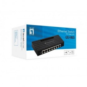 LevelOne GEU-0821 8-Port Gigabit Switch, 160.9 x 71.6 x 26.3 mm