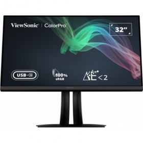 Monitor ViewSonic 31.2" VP3256-4K, Diagonal (inch): 31.2, Diagonal (cm): 80, Aspect ratio: 16:9, Panel: IPS, Resolution: 3840x21