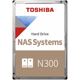 HDD NAS TOSHIBA N300 8TB CMR, 3.5'', 256MB, 7200RPM, SATA, RV Sensor, TBW: 180, RETAIL BOX