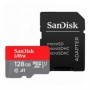 Card de Memorie MicroSDXC SanDisk Ultra, 128GB, Clasa 10, R/W speed: up to 100MB/s/, 90MB/s, include adaptor SD (pentru telefon)