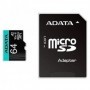 Card de Memorie MicroSDXC Adata 64GB, Adaptor SD, Class 10
