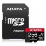 Card de Memorie MicroSDXC Adata 256GB, Adaptor SD, Class 10