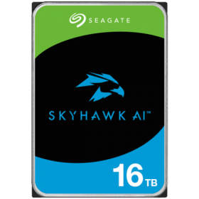 HDD Video Surveillance SEAGATE SkyHawk AI 16TB CMR, 3.5", 512MB, SATA, Rescue Services 3 ani, TBW: 550