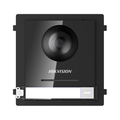 Modul Master pentru Interfonie modulara echipat cu camera video 2MP fisheye si un buton apel  - HIKVISION DS-KD8003-IME1