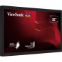 Monitor ViewSonic 32" TD3207, Touch: 10pts, Diagonal (inch): 32, Diagonal (cm): 81, Aspect ratio: 16:9, Panel: VA, Resolution: 1
