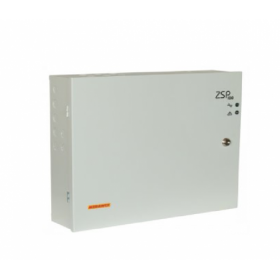 Sursa de alimentare pentru sisteme de detectie incendiu 24V/4A in cutie metalica Merawex ZSP100-4A-18, loc pentru 2 acumulatori,