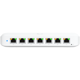 Ubiquiti USW-Ultra-210W-EU compact, Layer 2, 8-port GbE PoE switch with versatile mounting options, 7x GbE PoE+ output ports, Gb