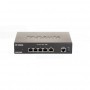 D-Link DSR-250v2 5 Port Gigabit VPN Router, interfata: 1 x 10/100/1000 Mbps WAN port, 3 x 10/100/1000 Mbps LAN ports, 1 x 10/100