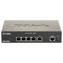 D-Link DSR-250v2 5 Port Gigabit VPN Router, interfata: 1 x 10/100/1000 Mbps WAN port, 3 x 10/100/1000 Mbps LAN ports, 1 x 10/100