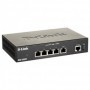 D-Link DSR-250v2 5 Port Gigabit VPN Router, interfata: 1 x 10/100/1000 Mbps WAN port, 3 x 10/100/1000 Mbps LAN ports, 1 x 10/100
