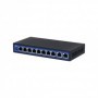 DAHUA WIRELESS ACCESS CONTROLLER DH-EAC10-P, Sursa POE 64W, Interfata: 10 x 10/100/1000 Mbps, WAN 1 × 1000 Mbps, IP20, Standarde