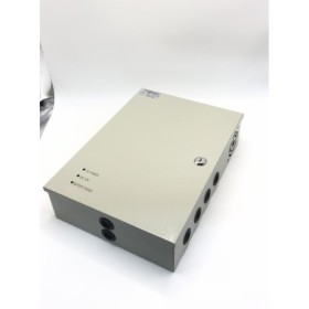 SURSA ALIMENTARE 15A CARCASA METAL 18 canale Input voltage: 110V AC~220V AC Output voltage: 12V DC 15A Backup battery: Support 1