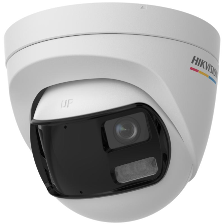 Camera de supraveghere Turret 3K Hikvision DS-2CE72KF3TP-DLS, lentila duala fixa 2.8mm, iluminare min: 0.0005 Lux @ (F1.0, AGC O