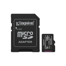 Card de MemorieMicroSDXC Kingston 128GBCanvas Select PlusCu Adaptor