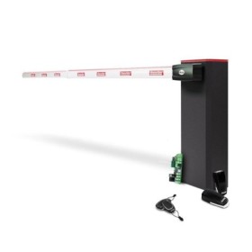Kit bariera de acces auto cu brat telescopic fara LED Motorline KIT TURBO 6 + ZUM75HTSL-6, 6 m, 24V, utilizare intensiva Pachetu