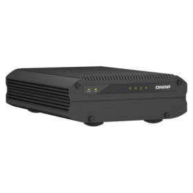 NAS QNAP I410X 4-Bay, CPU Intel® Atom® x6425E 4-core/4-thread Processor, RAM onboard 8GB (not expandable), 2.5" SATA SSD 6Gbps H