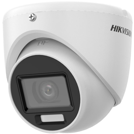 Camera de supraveghere Turret 4K Hikvision DS-2CE76U0T-LMF(2.8MM), lentila fixa 2.8mm, iluminare min: 0.01 Lux @ (F1.6, AGC ON),