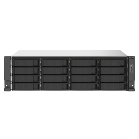 NAS QNAP 1673AU 16-Bay, CPU AMD Ryzen V1000 series V1500B 4C/8T 2.2 GHz, RAM 16GB (1 x 16GB) DDR4  (max. 64GB total, optional EC
