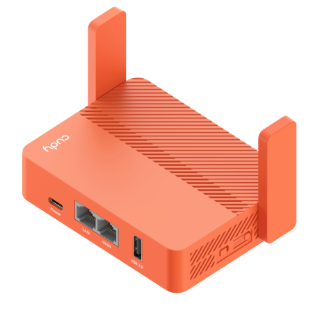 CUDY AC1200 Gigabit Dual Band Wi-Fi Router, Chipset MediaTek, 3 × 10/100/1000Mbps RJ45 Ports, 4 x 5dBi fixed antennas,  WiFi rou