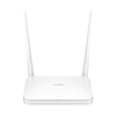 CUDY N300 Wi-Fi Router, Chipset MediaTek, 802.11b/g/n,300Mbps at 2.4GHz, 4 × 10/100Mbps Ports, 2 × 5dBi fixed antennas, WiFi rou