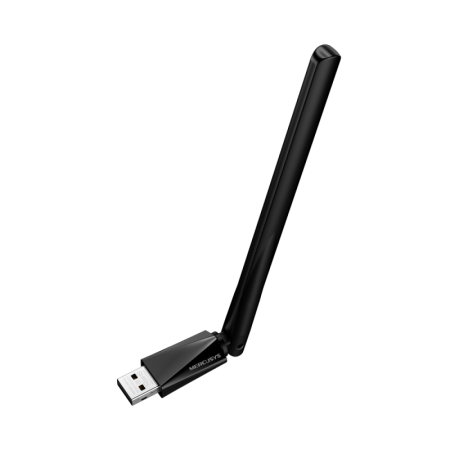 Adaptor Mercusys Bluetooth 5.4 USB Long Range, dimensiuni 55.8 × 16.8 × 150.5 mm