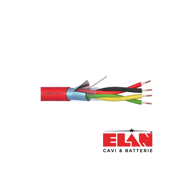 Cablu de incendiu E120 - 2x2x0.8mm, 100m ELN120-2x2x08