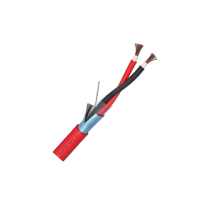 Cablu de incendiu E120 - 1x2x1.0mm, 100m - ELAN ELN120-1x2x1.0