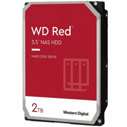HDD NAS WD Red Plus (3.5'', 2TB, 128MB, 5400 RPM, SATA 6 Gb/s)