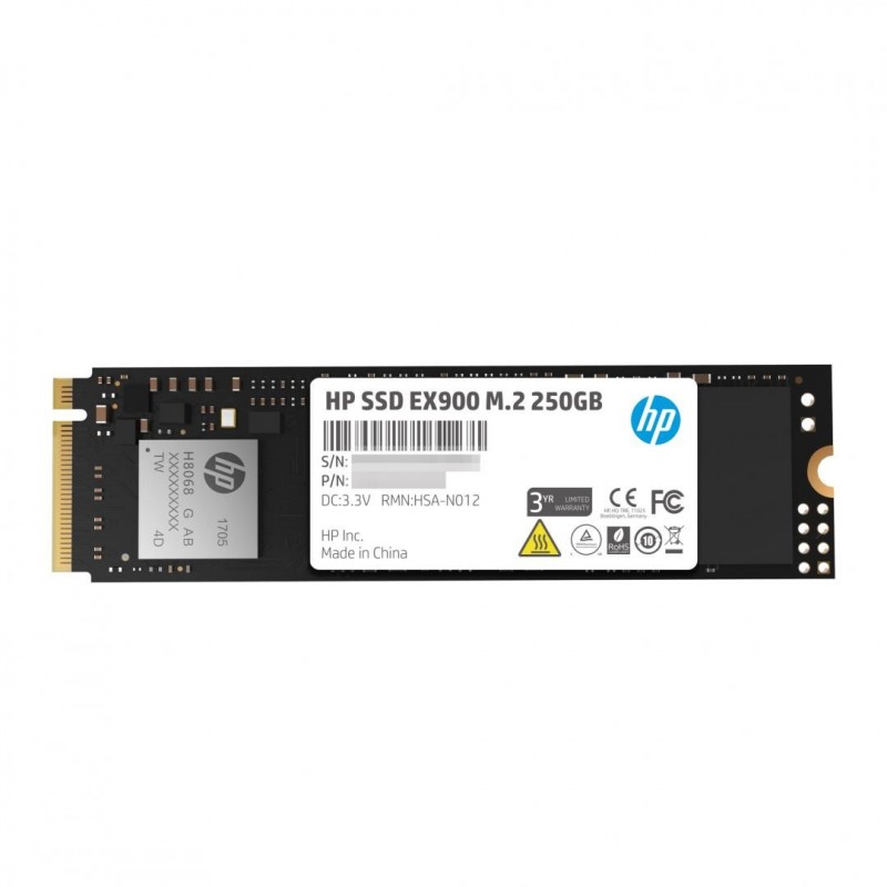 HP SSD 250GB M.2 2280 PCIE EX900