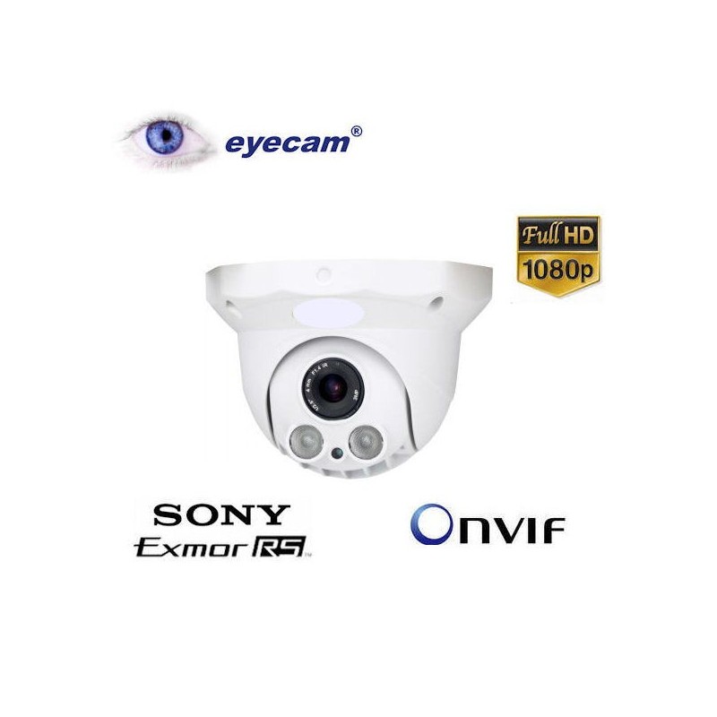 EyecamCamera IP full HD 1080P 2.4MP dome de interior Eyecam EC-1202